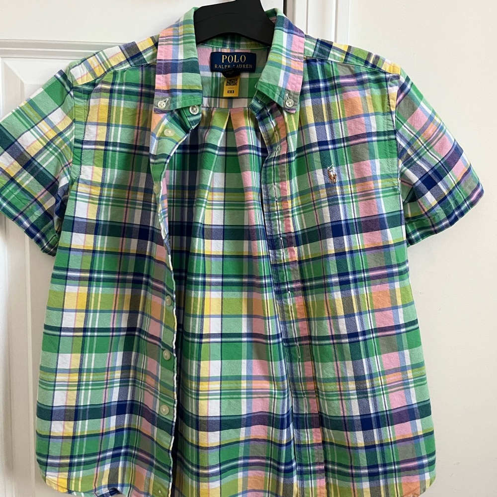 Polo by Ralph Lauren Kids Vibrant Plaid Button-Down Shirt